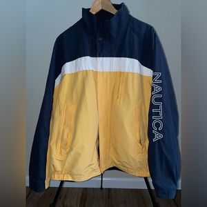 Vintage Nautica Men's XL Reversible Jacket